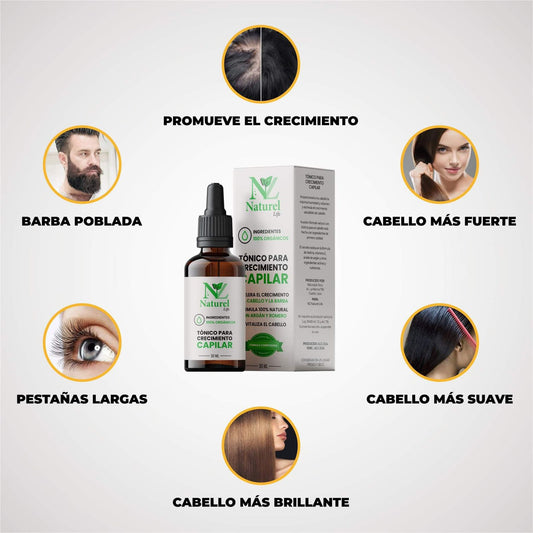 ¡Revive tu Cabello con HairX™: El Tónico Mágico para un Crecimiento Imparable!