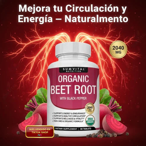 Raíz de Remolacha Orgánica - Suplemento 100% Natural