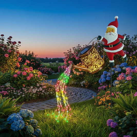 Santa Magic Waterfall™ – Regadera Solar Navideña LED