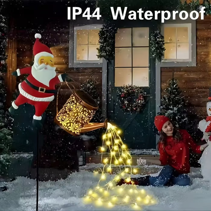 Santa Magic Waterfall™ – Regadera Solar Navideña LED